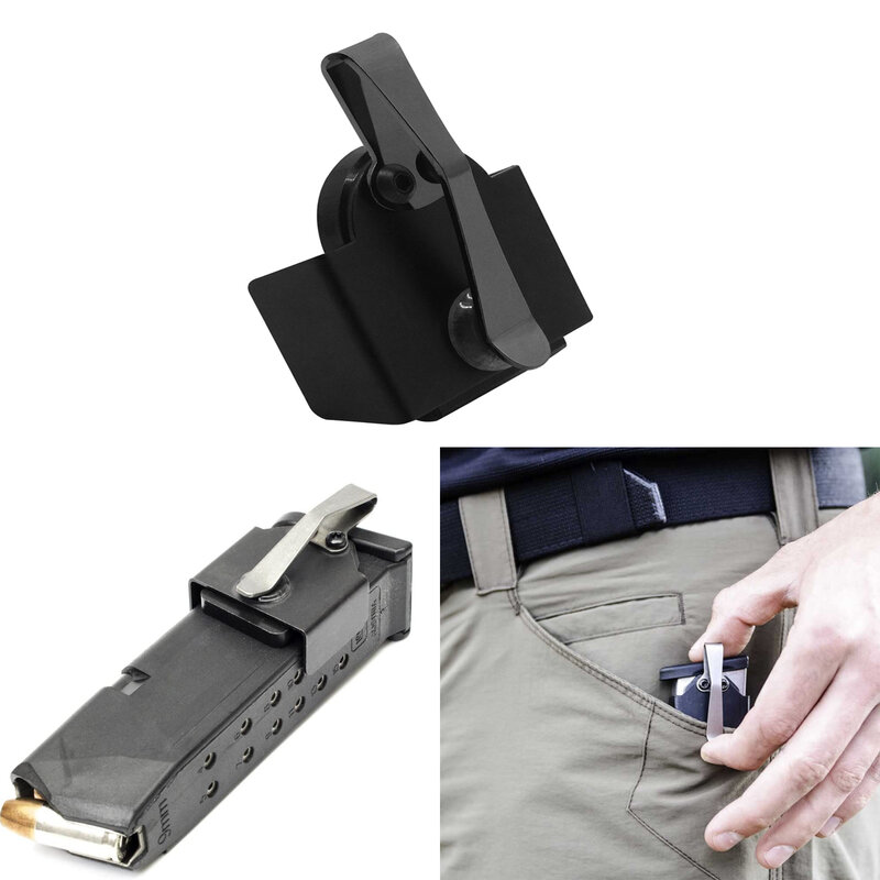 Portariviste tascabile magnetico portariviste per impieghi gravosi per clip Standard tascabili per 9mm / .40 S & W per la caccia