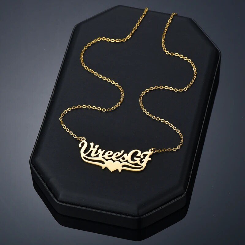Nextvance – collier avec nom personnalisé, en forme de cœur, en acier inoxydable, accessoires de bijouterie, à la mode, 2021