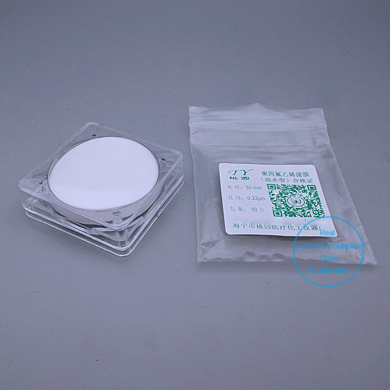 50 pz/lotto Lab PTFE idrofobo Dia 13mm-100mm membrana microporosa, membrana filtrante per filtrazione Millipore
