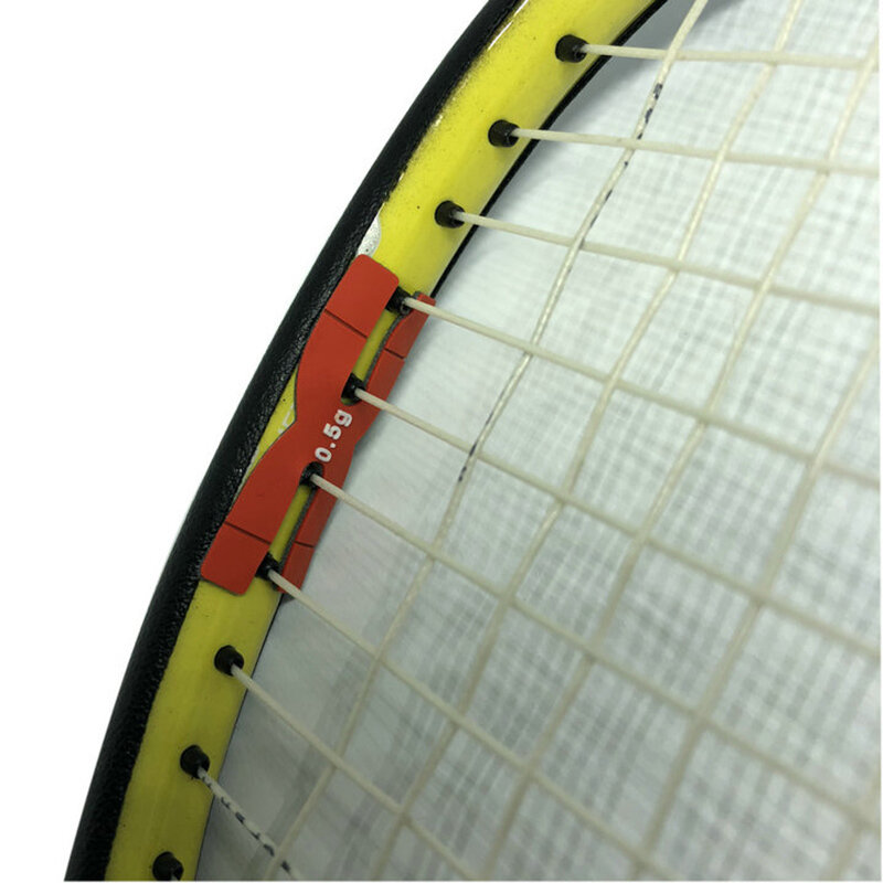 Powerti 4pcs Badminton griffe Schläger Gewichts ausgleichs band 0,5g Maschine Besaitung werkzeuge Balancer Typ h Silikon Zubehör Werkzeuge