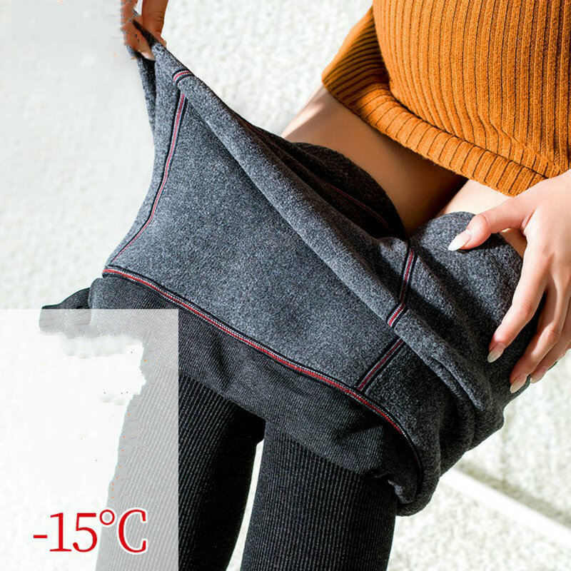 450G nuova striscia verticale inverno donne incinte collant 2020 vita alta regolabile pancia ispessita peluche Cashmere collant
