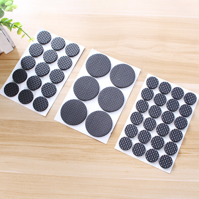 8/16/24pcs/lot Chair Leg Pads Floor Protectors for Furniture Legs Table leg Covers Round Bottom Anti Slip Floor Pads Rubber Feet