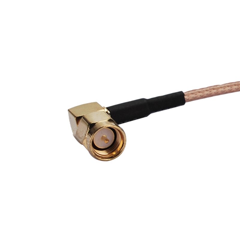Superbat 2 pces sma plug ângulo direito para smb macho (pino fêmea) em linha reta trança cabo rg316 10cm cabo de montagem