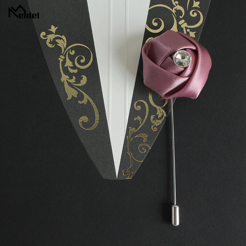 Мелдель бутоньерка, бутоньерка, искусственный Шелковый цветок розы, сделай сам, свадебная Цветочная Брошь вечерние аксессуары для корсажа, Прямая поставка