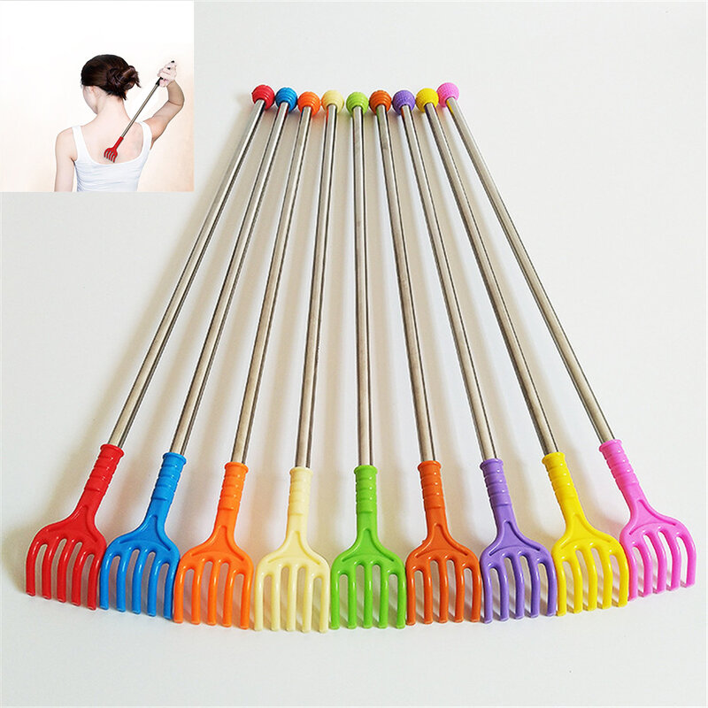43CM/16.93Inch Stainless Steel Back Scratcher Massager Comfortable Back Scraper Back Scratcher Itch Health Body Massage Tool