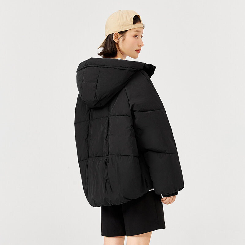 SEMIR bawełniana kurtka damska krótka kurtka zimowa Design Sense w nowym stylu parki koreański biały odzież damska