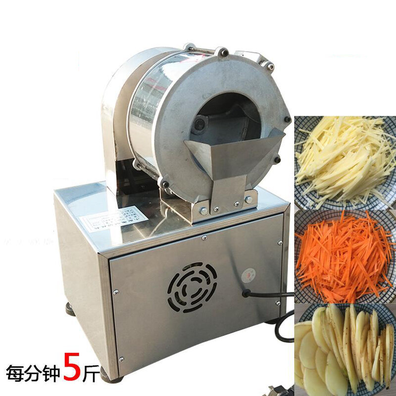 متعددة الوظائف التلقائي آلة تقطيع الخضروات الكهربائية الغذاء التقطيع الفلفل البطاطس مبشرة آلة قطع آلة التقطيع