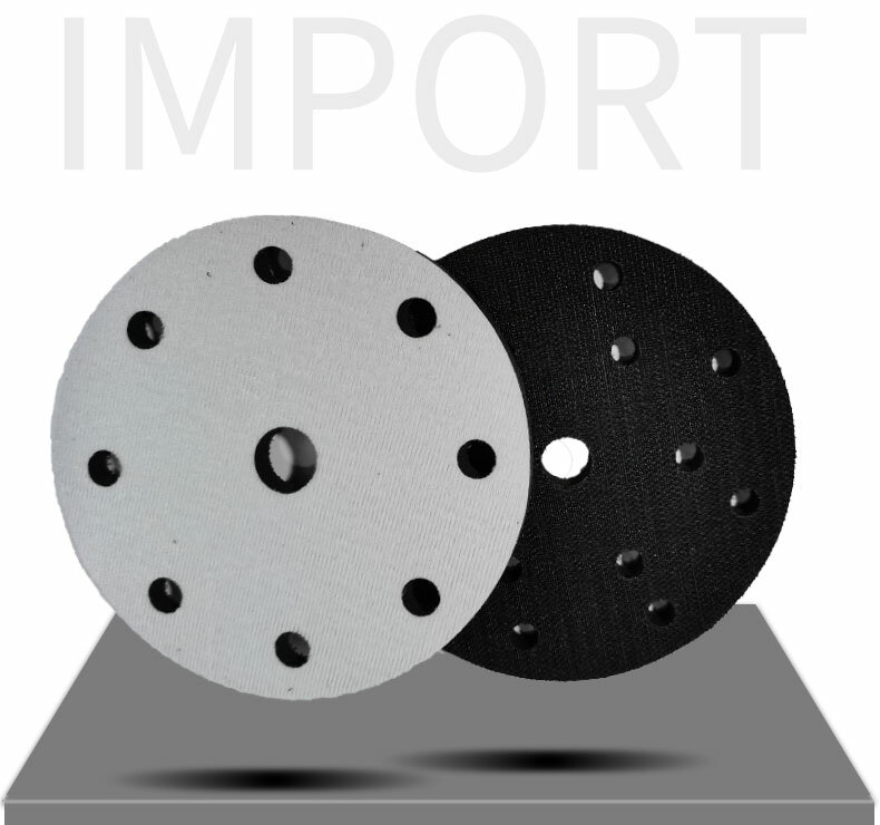 6 polegada 150mm Esponja Interface Pad Amortecimento Pad para Sander Backing Pad Lixar Ferramentas abrasivas Acessórios-Gancho e Loop