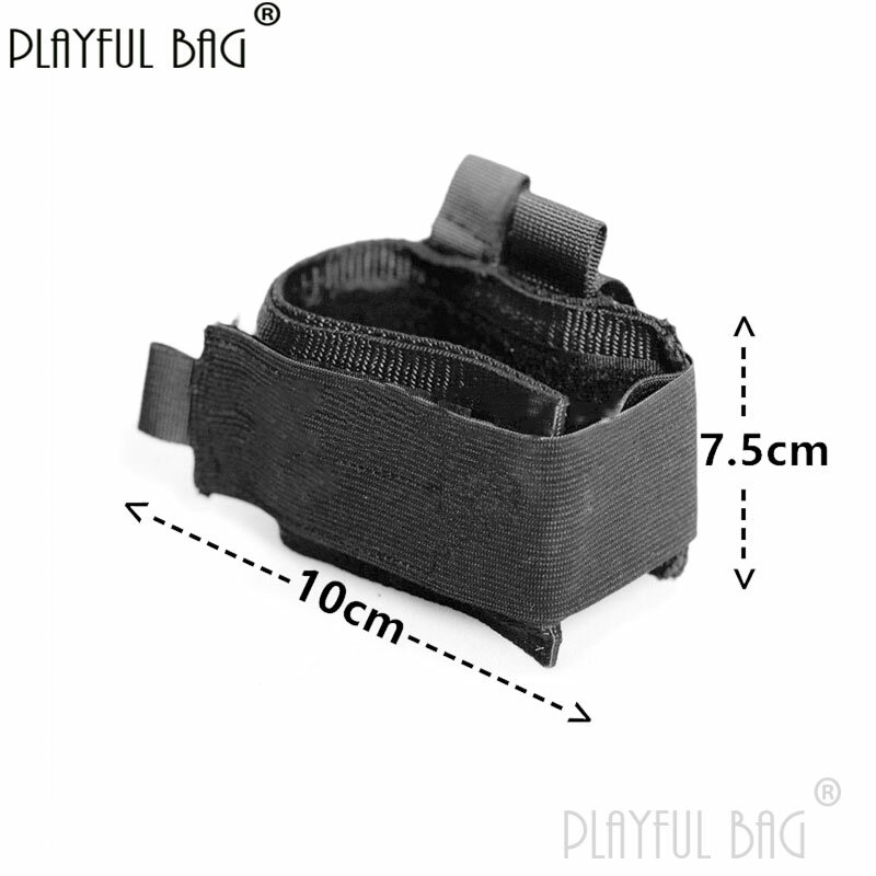 PB borsa giocosa clip posteriore per arma tattica design universale flessibile del sistema MOLLE multifunzione CS game toy equipment QC87S