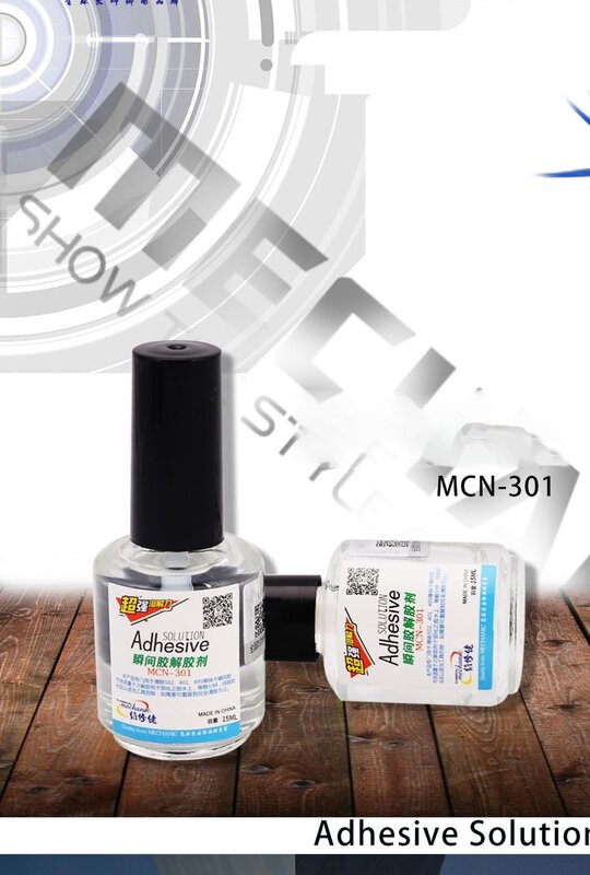 Agente de disolución de pegamento de MCN-301, agente de disolución de pegamento instantáneo, ampliamente utilizado