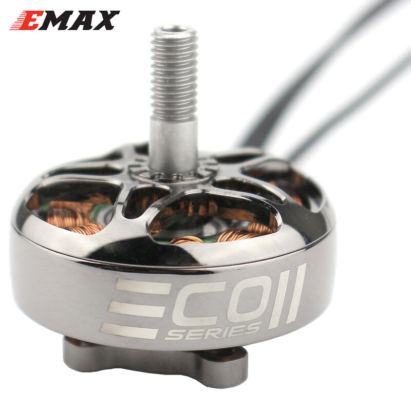 EMAX ECOII-Moteur CW Brushless pour RC FPV Racing Drone Quadcopter Toy, 1300KV 6S, Bloody KV 5S, 1700KV 4S, Hélice 6-7 ", Eco II, 2807