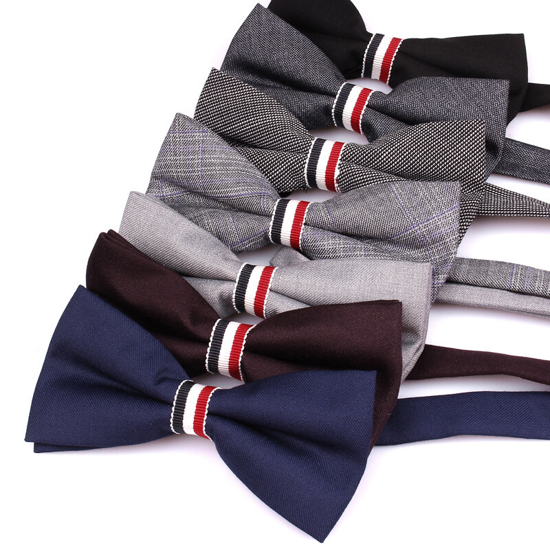 Fashion Student Bowtie Cotton Bow Ties For Wedding Party Cravats Adjustable Casual Girls Boys Bowties Bow Tie For Men Women