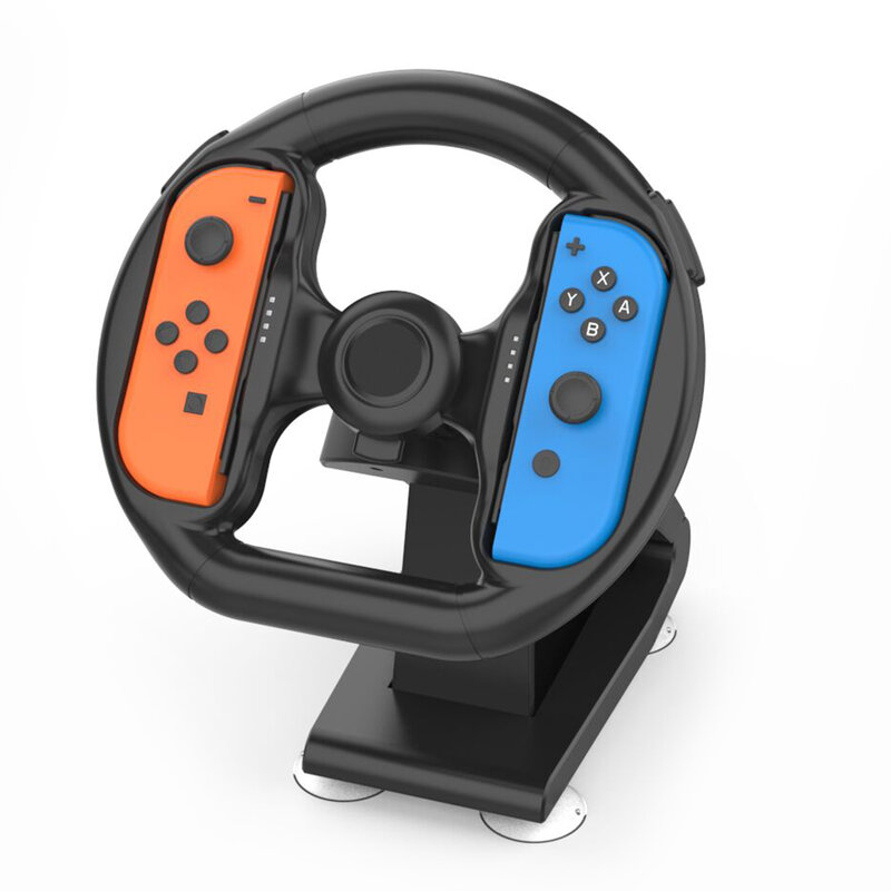 Accesorio de controlador con 4 ventosas para Nintendo Switch OLED, accesorio de juego de carreras NS, rueda de dirección para accesorios Joy-con