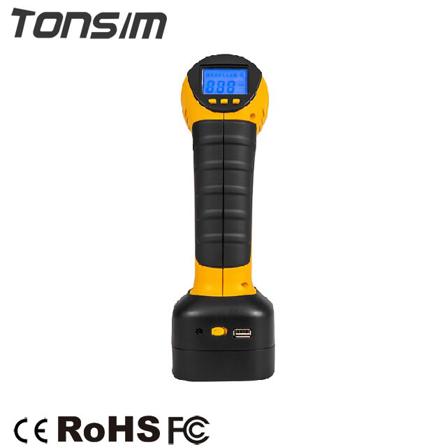 Cargador Tonsim de fábrica, kit de herramientas de emergencia de 2000mAh, inflador de neumáticos de batería de coche