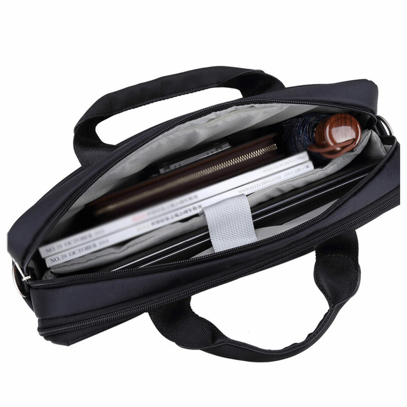 YIXIAO Fashion Men's Briefcase Business 14 Inch Laptop Bag For Male Portable Crossbody Handbag Shoulder Bag Organizer Briefcase