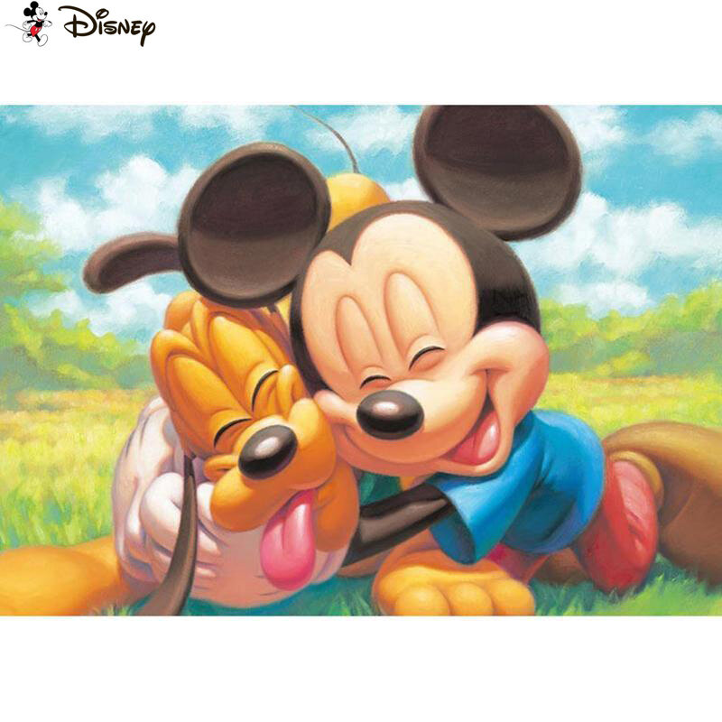 Disney pintura diamante "cartoon mickey mouse" ponto cruz personalizado foto diamante bordado quadrado broca redonda decoração para casa a30578
