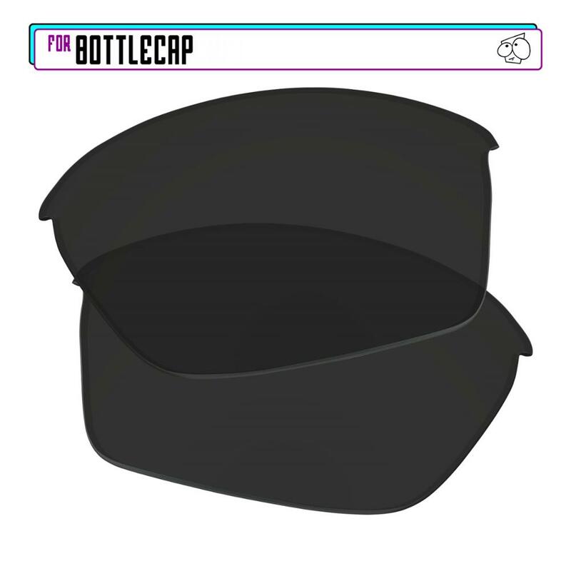 EZReplace  Replacement Lenses for - Oakley Bottlecap Sunglasses - Black