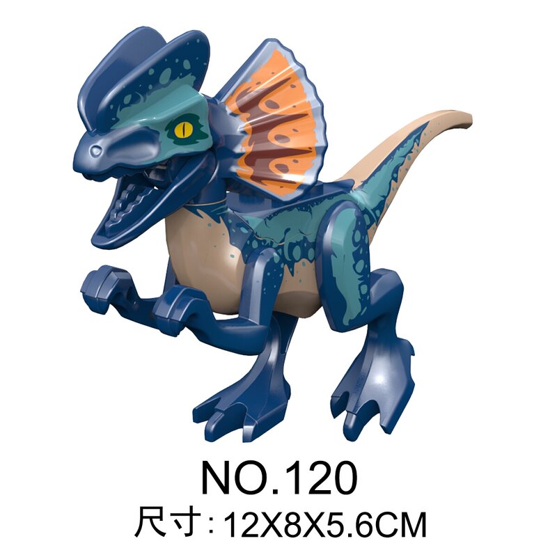 Dinozaury jurajskie klocki Indominus Rex DIY tyranozaur figurki modele zabawki dla dzieci zwierzęta prezenty świąteczne