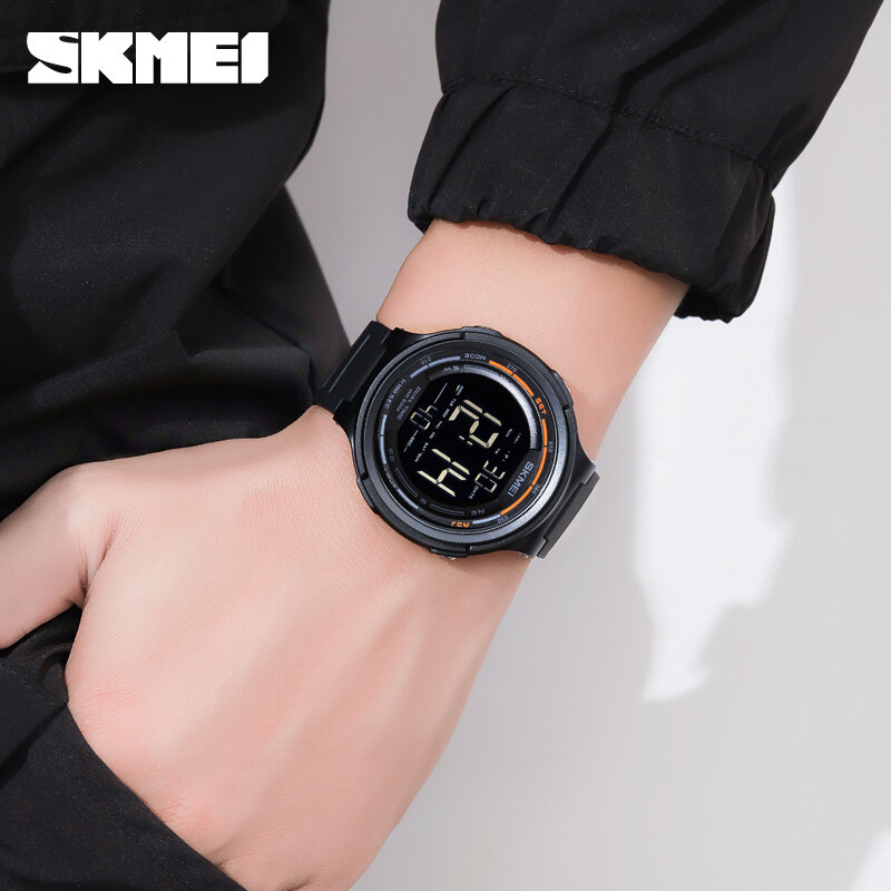 SKMEI-reloj deportivo de pulsera para hombre, cronógrafo Digital con cuenta regresiva, Chrono, de la mejor marca, a la moda, para regalo, nuevo, 2021