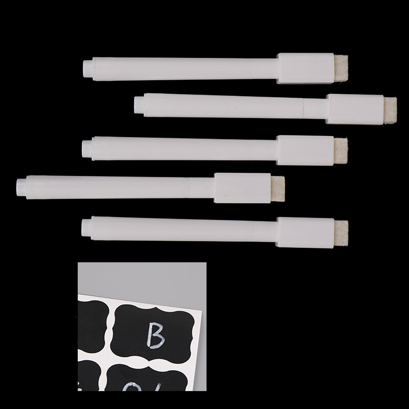 3/5Pcs Uitwisbare Witte Vloeistof Krijt Pen/Marker Voor Ramen Krijtbord