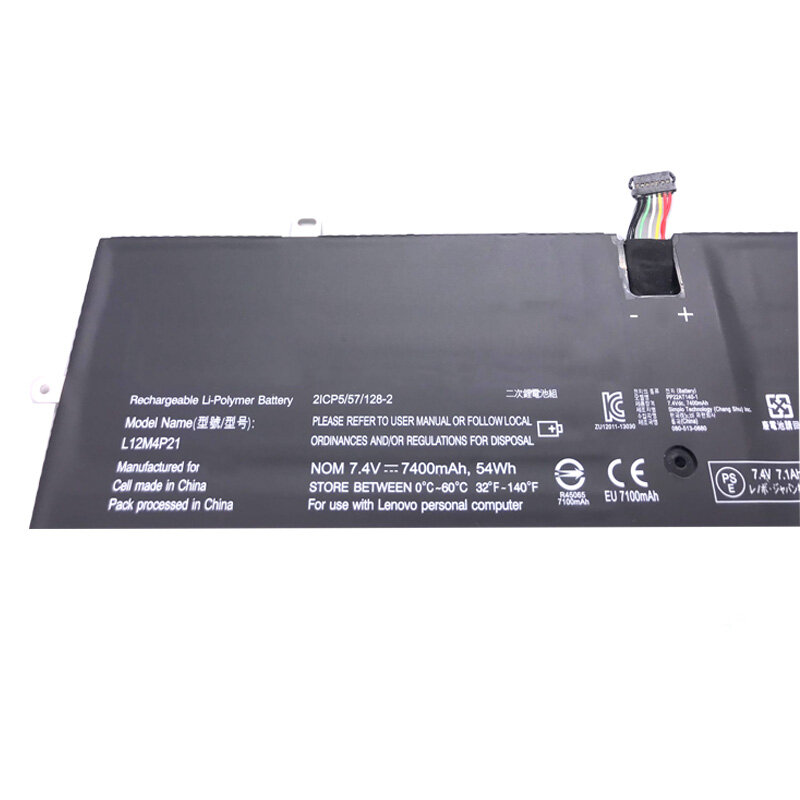 LMDTK New L12M4P21 Laptop Battery For Lenovo Yoga 2 Pro 13 Inch 121500156 2ICP5/57/128-2 L13S4P21 2CP5/57/123-2 7.4V 7400mA
