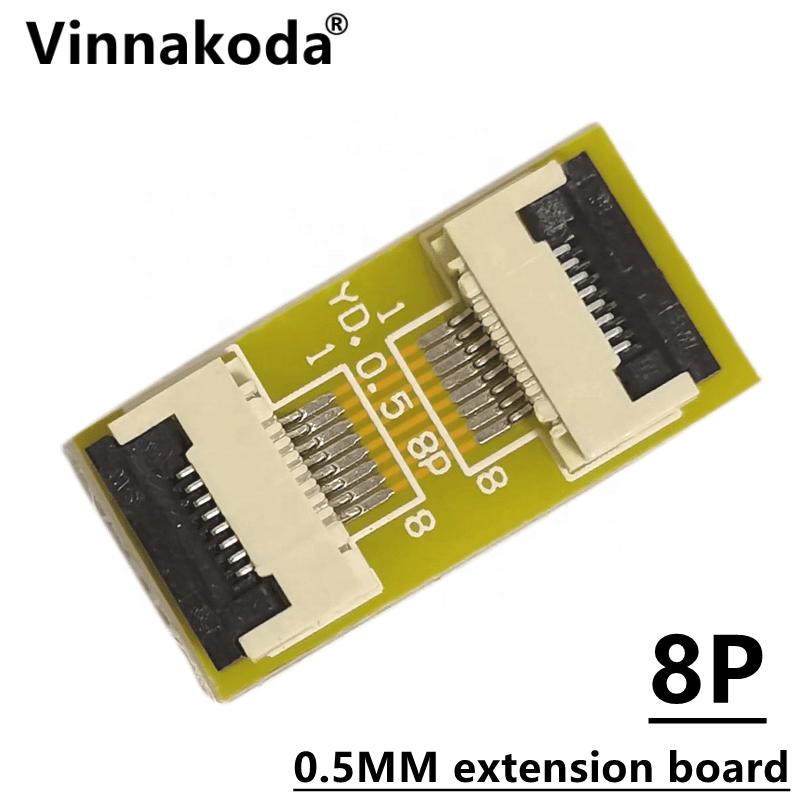 2 Stuks Ffc/Fpc Extensionboard 0.5Mm Tot 0.5Mm 8P Adapter Board