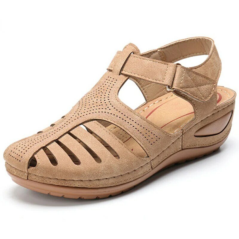 Sandal Ortopedi Premium Sandal Jalan Platform Korektor Bunion Wanita Sepatu Pantai Wanita Sandal Pasir Wedge Wanita
