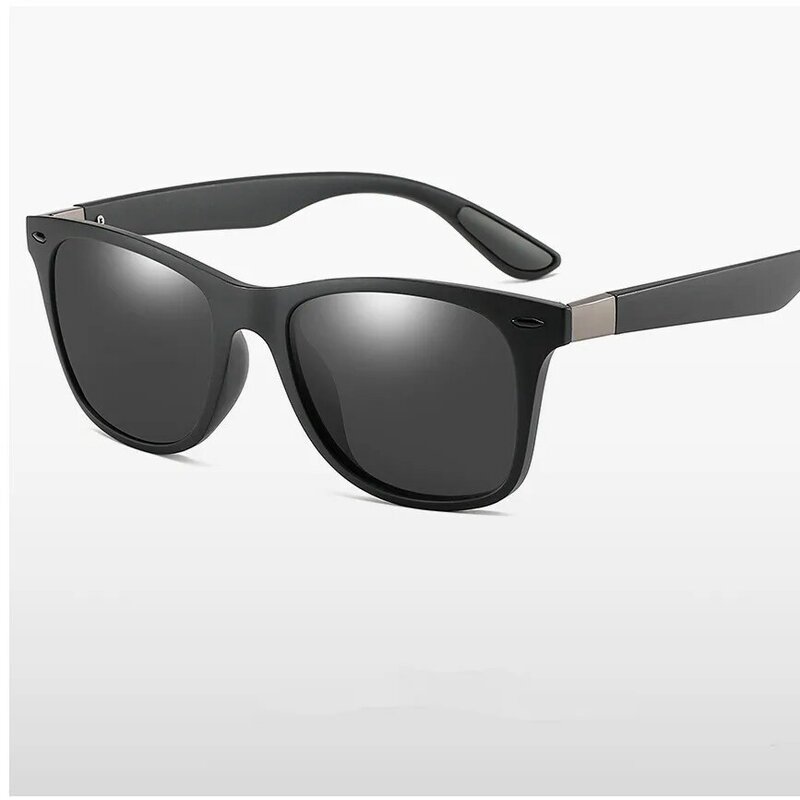 Zxwlyxgx แว่นตากันแดดโพลาไรซ์คลาสสิกกรอบสี่เหลี่ยมสำหรับขับรถแว่นตาชาย UV400 gafas de Sol