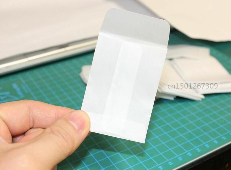 20/50/100/200 Mini Size 5*7cm Translucent Vellum Envelopes For Coin Collection Garden Seeds Or Stamps - No Moistenable Glue