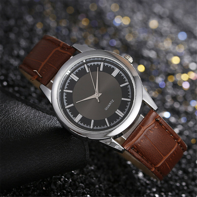 2022 Relogio Masculino Horloges Mannen Mode Sport Rvs Case Lederen Band Horloge Quartz Zaken Horloge Reloj Hombre