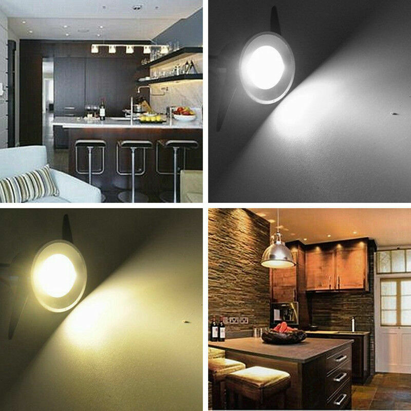 Refletor LED Mini led teto luzes 1W AC85-265v lâmpadas embutidas para vitrine do contador do armário