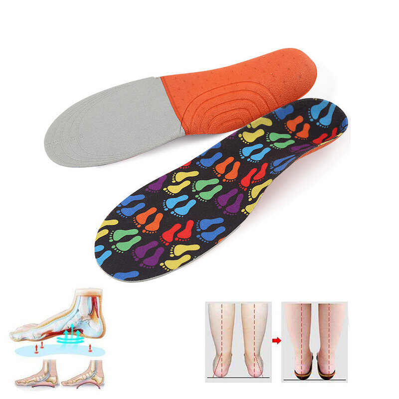 Children Insoles Kids Orthopedic Flatfoot Arch Pads Boys Girls Healthy Light Lion Animal Prints Orthotic Soles For Toddlers