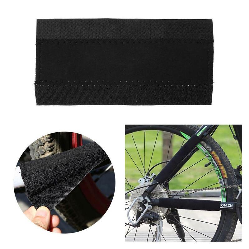 Protección de cuadro de bicicleta ultraligera, Protector de horquilla trasera, cubierta de cadena de ciclismo, color negro, 1 unidad