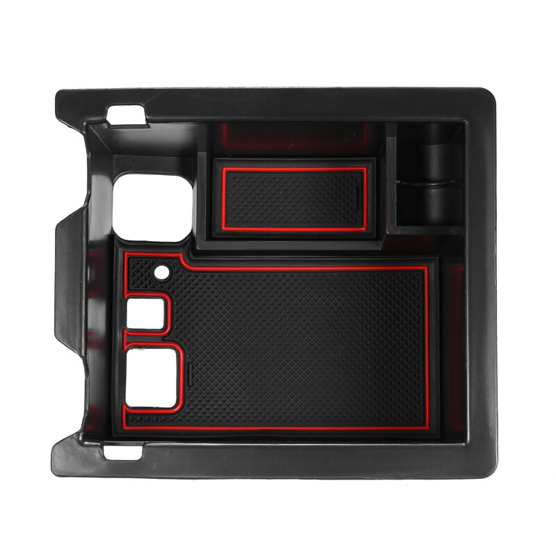 Auto Center Console Organizer Armrest Storage Box Holder Interior Organizer Tray + Anti-Slip Mat Replacement For Mazda CX-5 2018