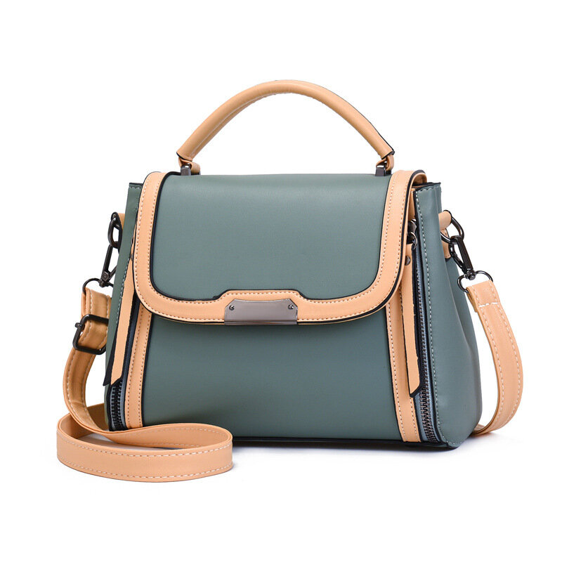 حقيبة نسائية موضة 2021 جديدة على الطراز الكوري حقيبة مربعة صغيرة ملونة حقيبة عصرية مثيرة للإناث حقيبة كتف حقيبة ساعي البريد