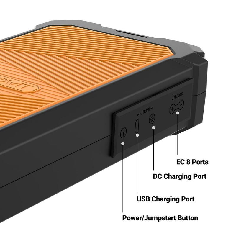 Jumpstarter Mobil Autowit 2, SuperCap Portabel Tanpa Baterai 12-Volt (Gas Hingga 7, 0L, Diesel 4, 0L) Aksesori Mobil Starter Mesin