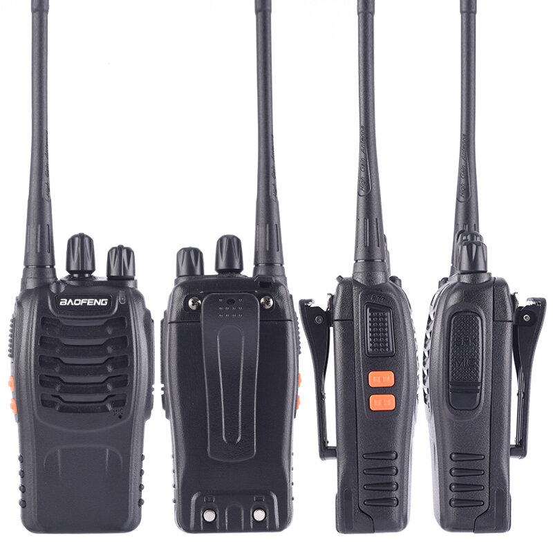 1 pc/2 pces baofeng bf-888s walkie talkie estação de rádio uhf 400-470 mhz 16ch bf 888s rádio talki walki bf 888s transceptor portátil