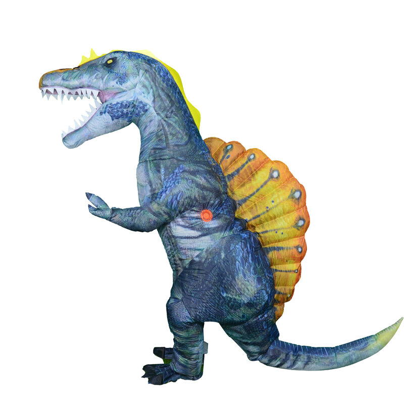 Traje inflável Dino T-Rex para adultos e crianças, Velociraptor, Velociraptor, Spinosaurus, Triceratops, Cosplay, Halloween, homens, mulheres