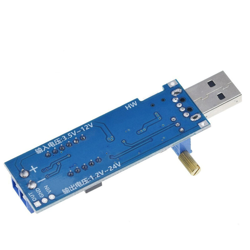 USB повышающий/уменьшающий модуль питания DC-DC 5 В до 3,5 В/12 В, Регулируемый понижающий преобразователь, DC 1,2-24 В