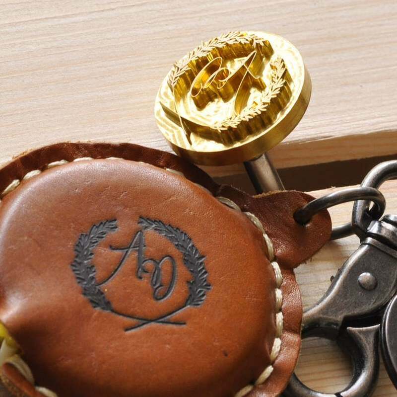 Carimbo de cobre para diy, carimbo de madeira, logotipo personalizado, couro, pele, pão, bolo, ferro, impressão de marca