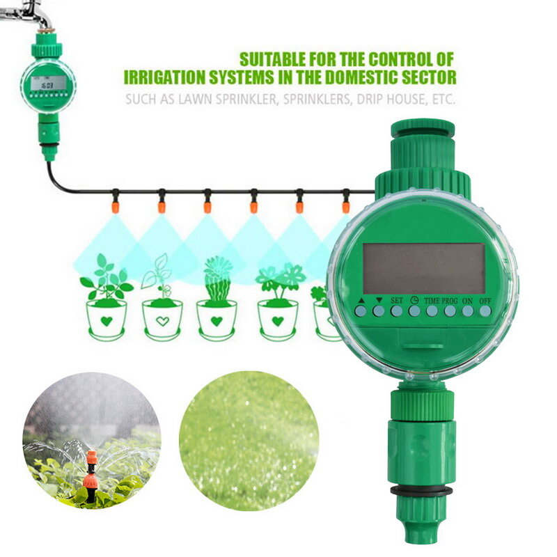 Giardino Timer Acqua di Irrigazione Sistema di Controllo Automatico Sprinkler Controller Programmabile Valvola Rubinetto Tubo di Irrigazione Timer