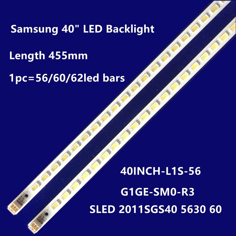 Striscia LED 2 pezzi per G1GE-400SM0-R6 LJ64-03029A muslimexmuslimexmuslimexmuslimah L40P7200-3D