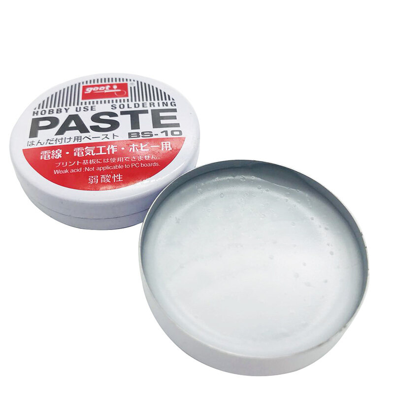 1PC 10g Silver Weak Acid Soldering Solder Paste Solder Flux Grease Paste BS-10 4.5cm Semi Solid