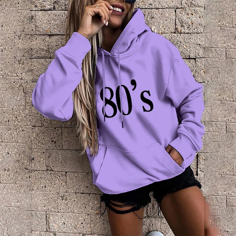 2021year New Harajuku Hoodie Womens Sweater Sportswear Set Casual Pullover Shirt Polyester Cotton Ladies Winter Jacket