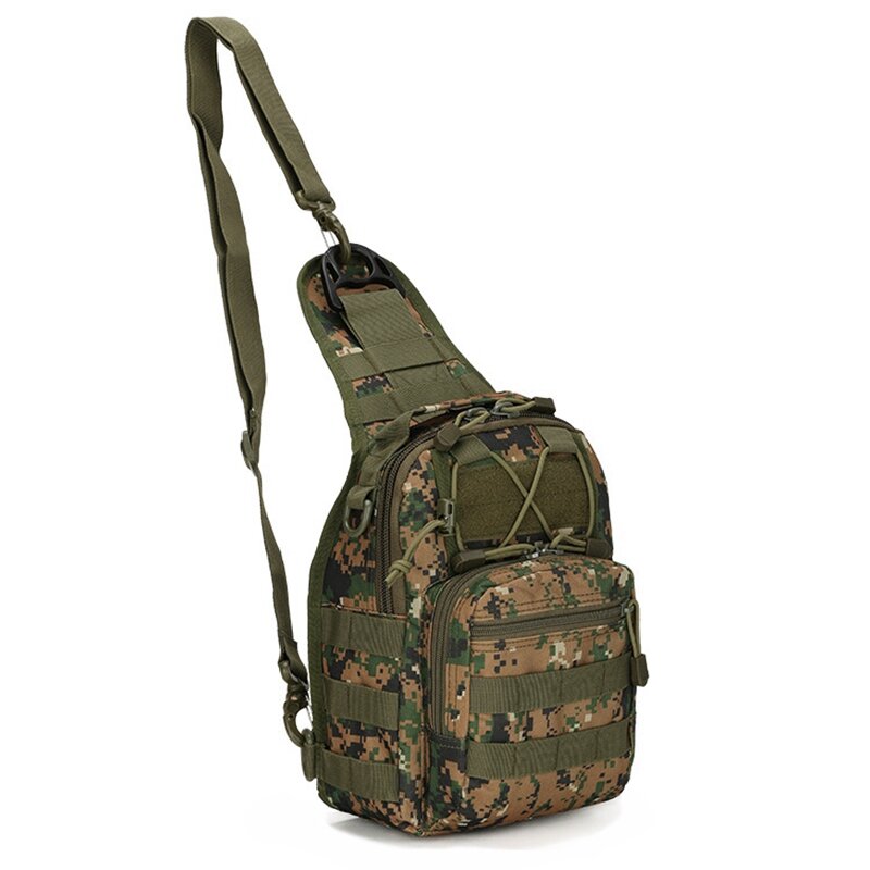 Tactical Shoulder Bag 800D Waterproof Oxford Small Chest Bag Outdoor Sports Sling Backpack for Hunting Hiking Camping