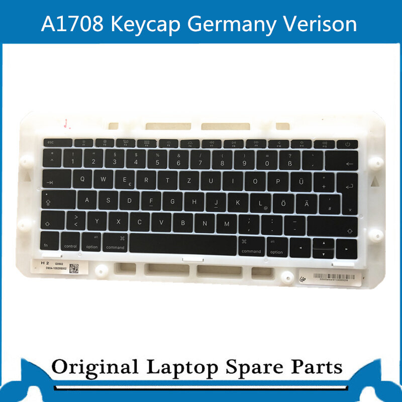 Tappo chiave tastiera originale A1708 A1990 germania nuovo originale per Macbook Pro 13.3 "Retina Keycap DE Standard 2016-2017