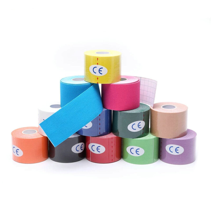 KoKossi One Piece Kinesiology Tape Muscle Bandage Sports Cotton Elastic Adhesive Strain Injury Tape Knee Muscle Pain Relief