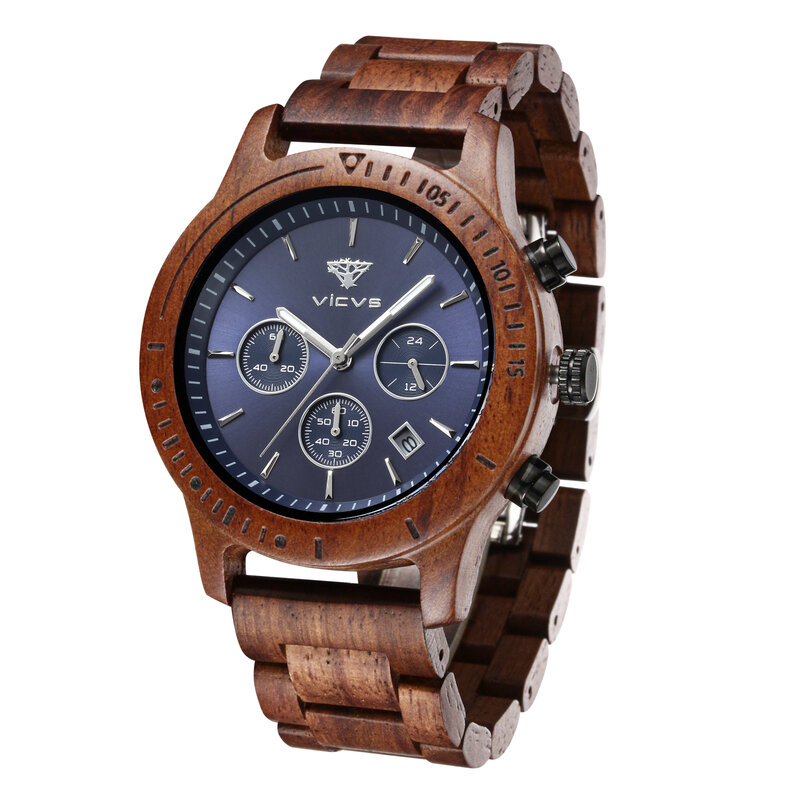 Christmas gift watch gift box men's wood watch fast shipping men's watch reloj hombre pagani design