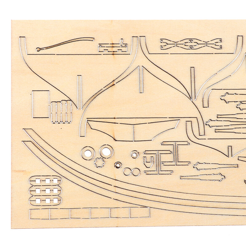 Quebra-cabeça de madeira para barco a vela, kit de diy para decoração de barco, fazer ciências, modelo de navio montado, 100