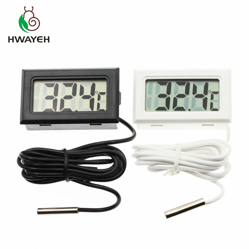 Mini Digital LCD Termômetro Interno, Sensor de temperatura conveniente, Medidor de umidade